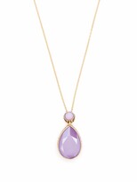 Thumbnail for your product : Swarovski Orbita drop cut crystal necklace