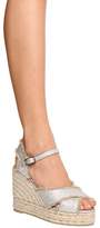 Thumbnail for your product : Castaner 100MM BROMELIA METALLIC WEDGE SANDALS