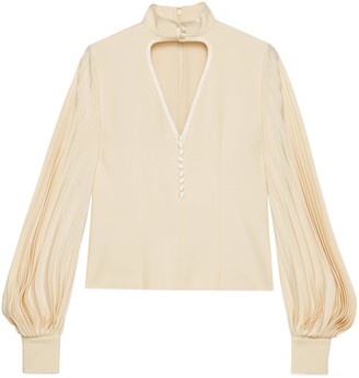Gucci Silk shirt with cut-out heart