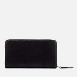 Calvin Klein Women's Frame Large Zip Around Wallet - Black