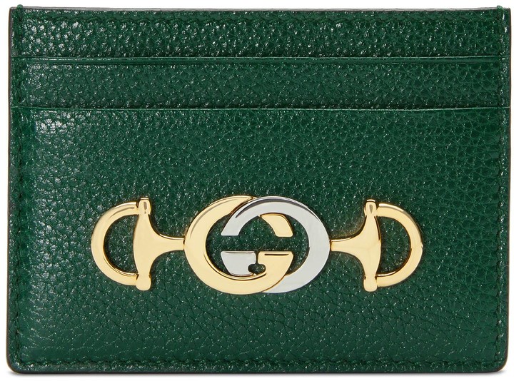Gucci Zumi grainy leather card case - ShopStyle Bags