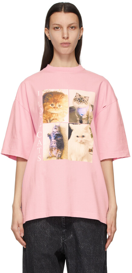 Balenciaga Pink I LOVE PETS XL Fit  