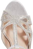 Thumbnail for your product : Quiz Bridal Silver Diamante T-Bar Heeled Sandals
