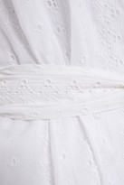 Thumbnail for your product : Joie Wrap-effect Broderie Anglaise Cotton Midi Dress