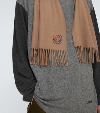 Loewe Anagram cashmere scarf