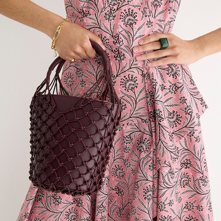 J.Crew Sedona basket bag in leather ShopStyle