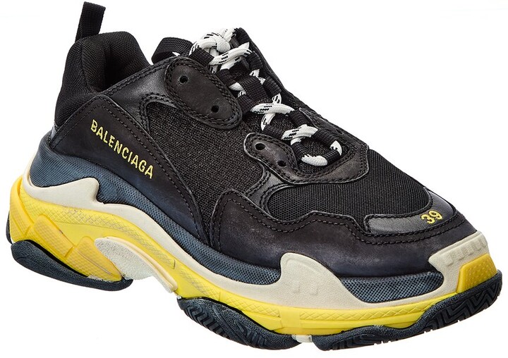 balenciaga runners yellow