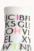 Thumbnail for your product : Forever 21 Love Hate Alphabet Socks