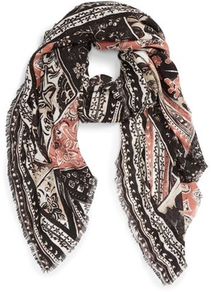 Hinge Women's 'Tapestry Patchwork' Scarf