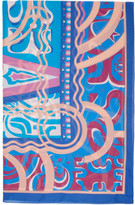 Thumbnail for your product : Emilio Pucci Blue Printed Long Pareo
