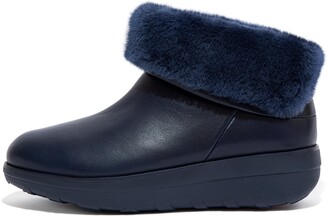 FitFlop Mukluk Shorty Waterproof Shearling-Lined Ankle Boots - ShopStyle