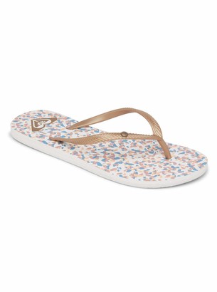 roxy white sandals