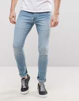 Thumbnail for your product : Solid Skinny Jeans In Light Wash