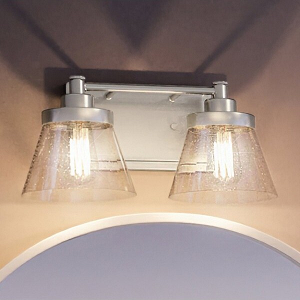 Urban Ambiance UrbanAmbianceLuxuryTraditionalBathLight7.75''Hx15.5''WBrushedNickelFinishPawtucketCollectionUHP3990