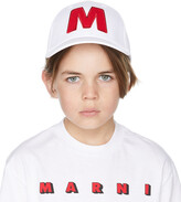 Thumbnail for your product : Marni Kids White Logo Cap