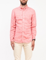 Thumbnail for your product : Gitman Brothers Vintage 25842 Red Sport Linen Button Down