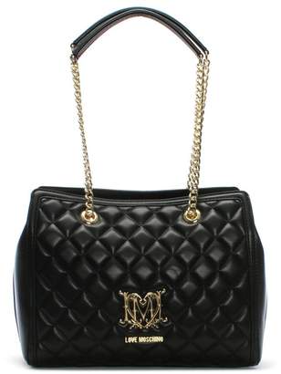 Love Moschino Setter Black Quilted Day Bag