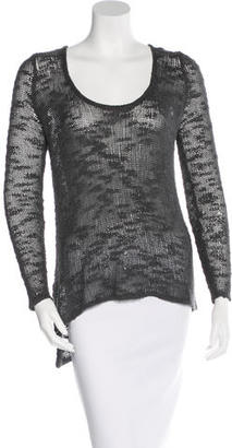 Helmut Lang Asymmetrical Silk Sweater