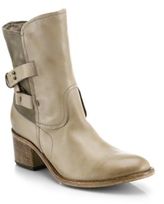 Thumbnail for your product : Alberto Fermani Zonza Leather & Suede Buckle Boots