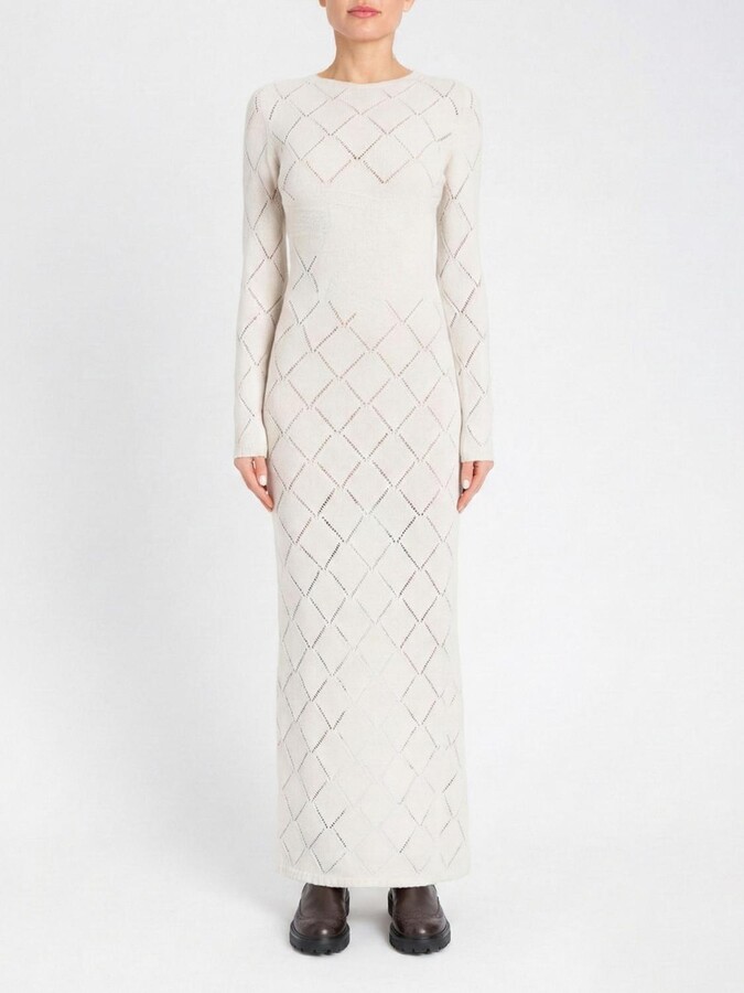Twin-Set Dress TWINSET Woman color Yellow Cream