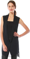 Thumbnail for your product : Cynthia Vincent Oversized Chiffon-Back Vest