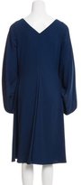 Thumbnail for your product : Vionnet Cape-Accented Midi Dress