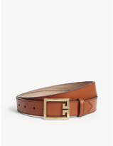 Givenchy Logo buckle leather belt 
