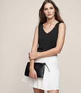 Thumbnail for your product : Reiss Ona - V-neck Tank Top in Black