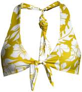 Thumbnail for your product : Mikoh Balboa Tie-Front Floral Bikini Top