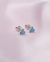 Thumbnail for your product : Ted Baker UMAR 9ct white gold and blue topaz shuffle earrings