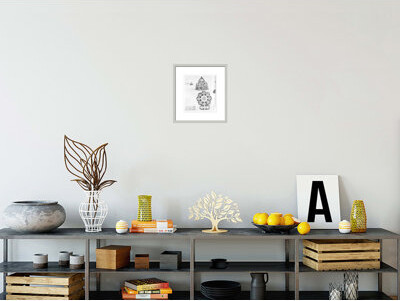 Red Barrel Studio Detail of a Centralised church by Leonardo da Vinci -Framed Giclee Print