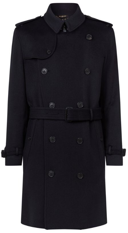 Mens Burberry Cashmere Trench Coat | ShopStyle