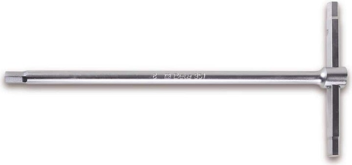 Beta 951 mm - 2mm T-Handle Hex Key Wrench with Adjustable Handle and 3 Tips