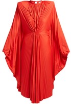 Thumbnail for your product : Vetements Sunburst-pleated Jersey Midi Dress - Red