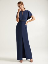 Thumbnail for your product : Halston Embellished Insert Gown