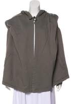Thumbnail for your product : Rick Owens Hooded Asymmetrical Jacket
