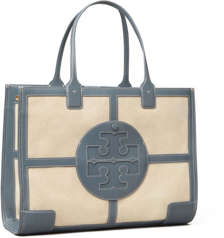 Tory Burch Ella Canvas Quadrant Tote Bag ShopStyle