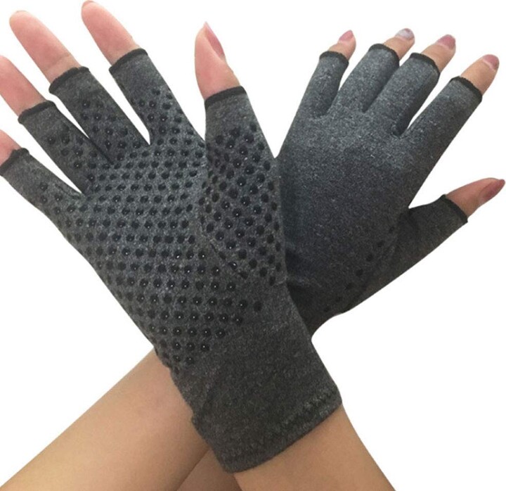 Baiyao Arthritis Gloves Thermal Fingerless Gloves Compression Arthritis