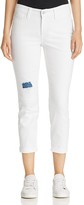 Thumbnail for your product : NYDJ Alina Cuffed Ankle Jeans in Destructed White