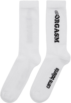 Carne Bollente White Orgasm Socks
