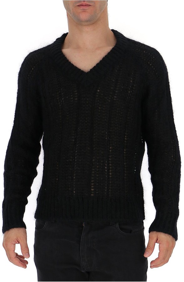 prada v neck sweater