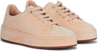 Loro Piana Kids Nuages suede sneakers