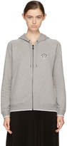 Thumbnail for your product : Kenzo Grey Tiger Crest Zip Hoodie