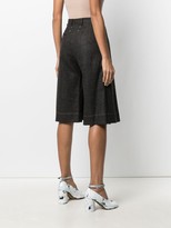 Thumbnail for your product : Maison Margiela Four-Stitch Houndstooth Shorts