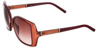 ChloÃ© Oversize Tinted Lens Sunglasses Brown ChloÃ© Oversize Tinted Lens Sunglasses