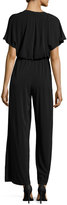 Thumbnail for your product : Jax Nailhead Studded Short-Sleeve Jumpsuit, Black