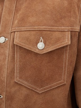 Isabel Marant Andy Patch-pocket Suede Jacket - Brown