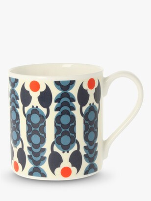 Points Bleus Mug Porcelaine Fine Grande Capacité Balmoral Blue Mug décoré UK