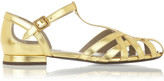 Thumbnail for your product : Marc Jacobs Metallic leather sandals