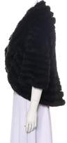 Thumbnail for your product : Neiman Marcus Cashmere Fur Shrug Black Cashmere Fur Shrug
